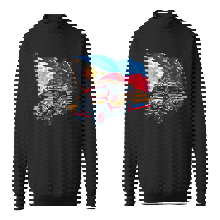 フィリピン国旗 誇り高きフィリピン土産 フィリピンジープニー スウェットシャツ