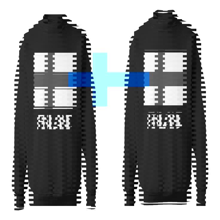 フィンランドの国旗 スウェットシャツ