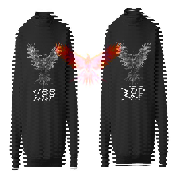 フェニックスxrp暗号通貨ボーイフレンドガールフレンド スウェットシャツ