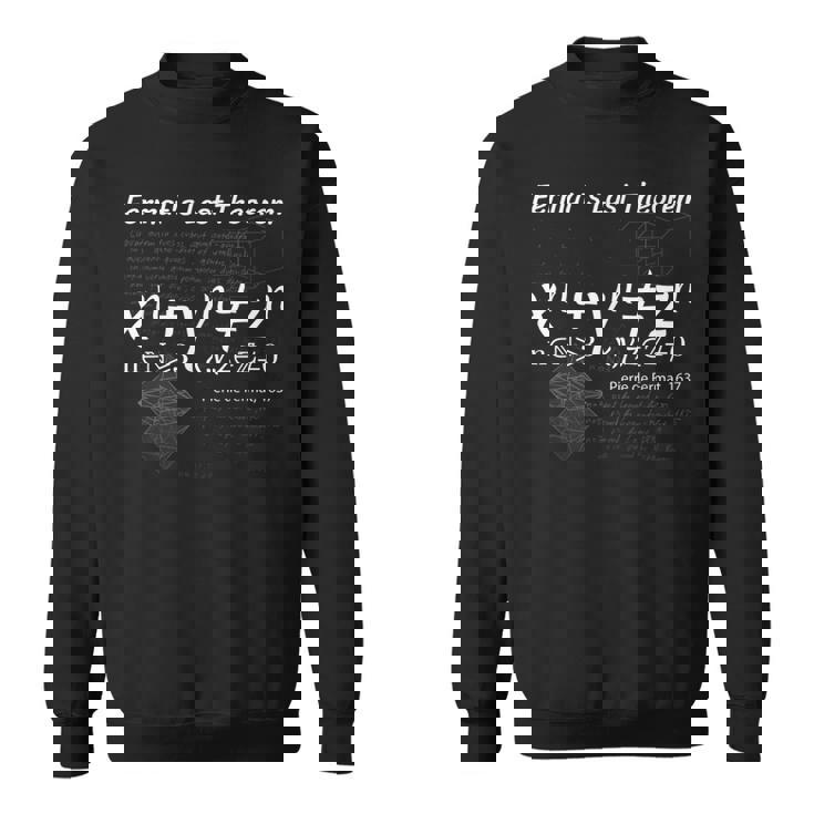 フェルマーの最終定理による設計 スウェットシャツ