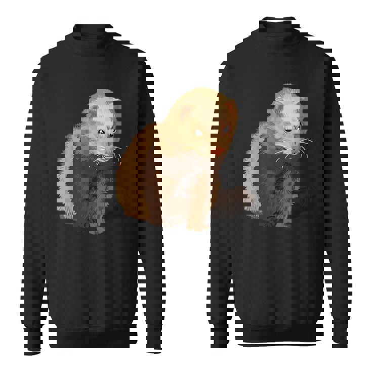 フェレットオーナーペットフェレット スウェットシャツ