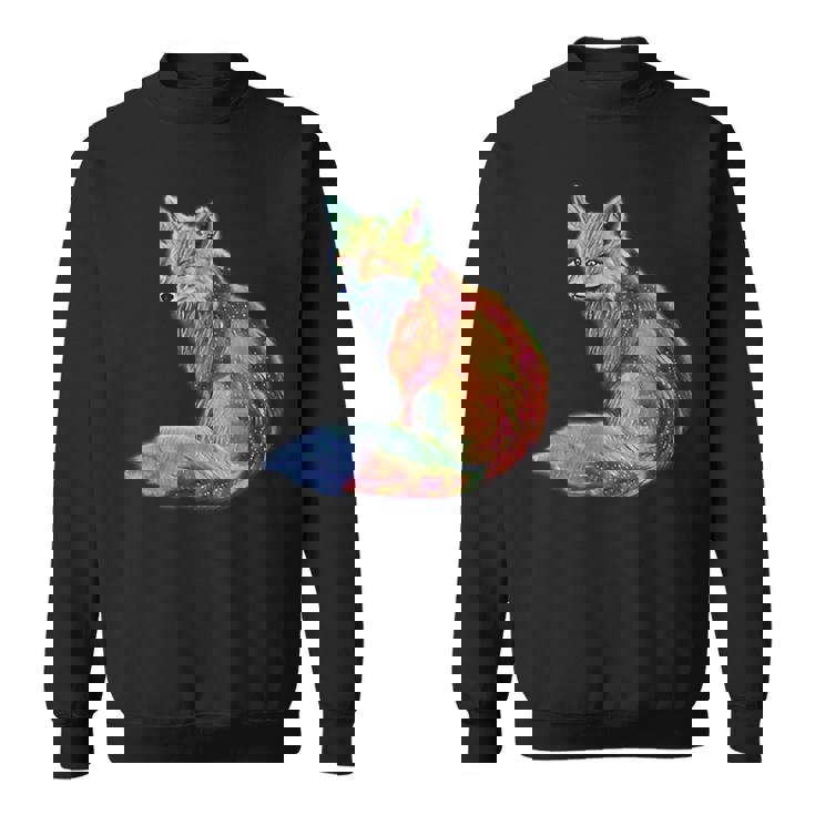 フォックス 賢いキツネ 森の動物たち スウェットシャツ