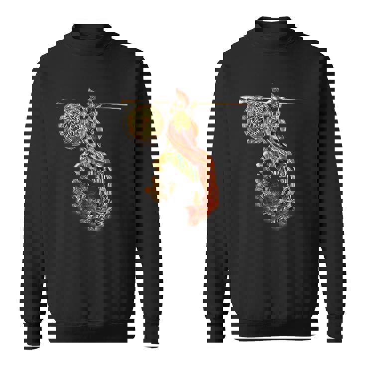 フクロウと槍のアテナ スウェットシャツ