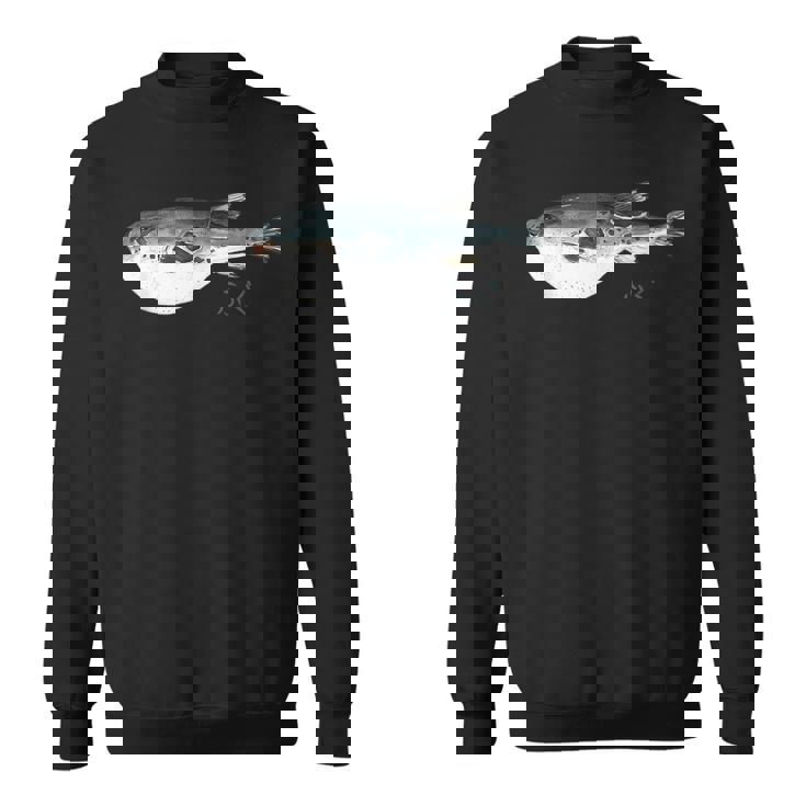 フグ 漁師デザイン 海洋愛好家向け スウェットシャツ