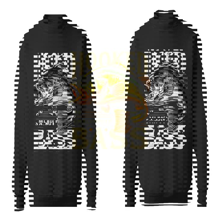 フックオンスモールマウスバスフィッシングシャツ スウェットシャツ