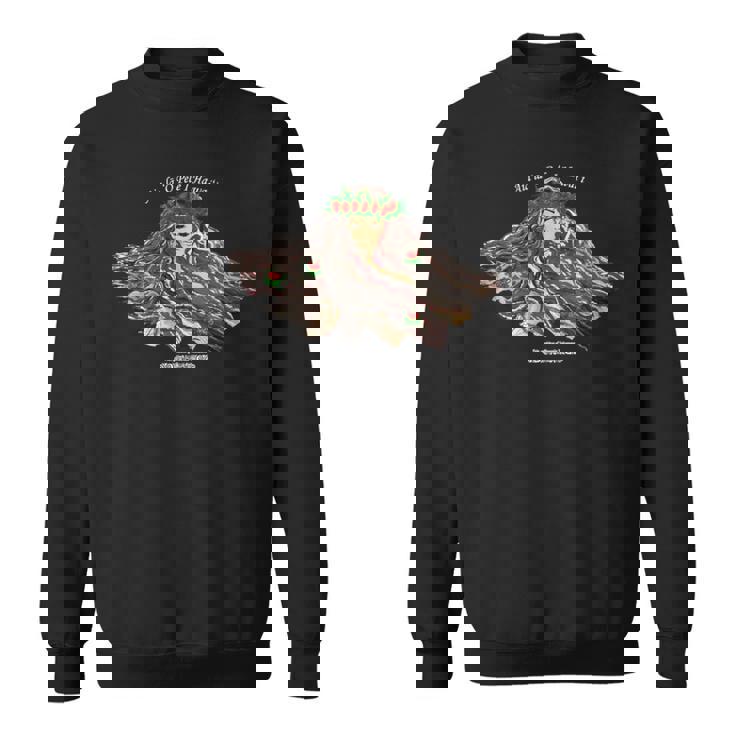 フラダンス ハワイ 火の神 ペレ フラダンサー 長袖tシャツ スウェットシャツ