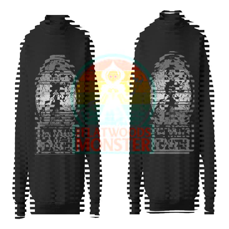 フラットウッズモンスター、レトロエイリアンブラクストン郡ウェストバージニア州クリプティッド スウェットシャツ