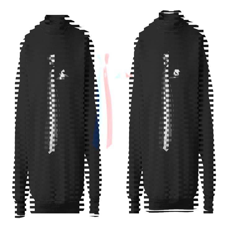 フランス国旗 偽物 ネクタイ スウェットシャツ