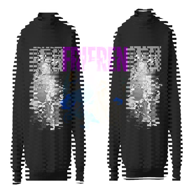 フリーレンと一緒にネモフィラの花園でくつろぐ時間。 スウェットシャツ