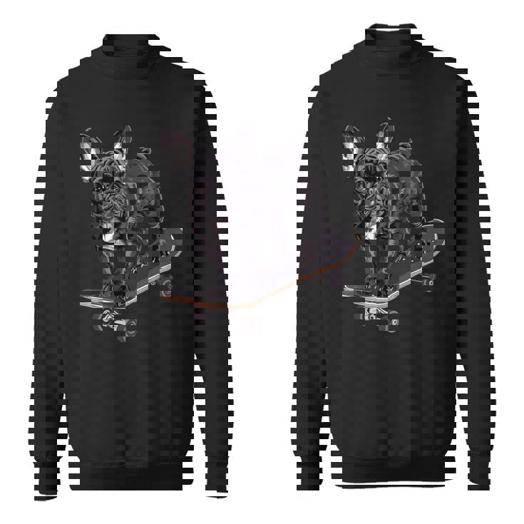 フレンチブルドッグ スケートボード スウェットシャツ