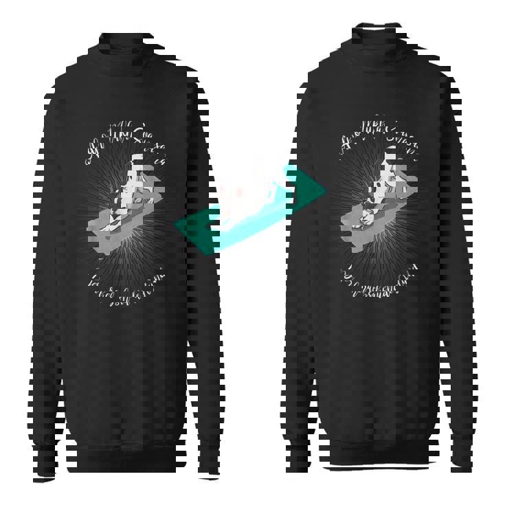 フレンチブルドッグヨガ用ヨガダウンワードドッグ スウェットシャツ