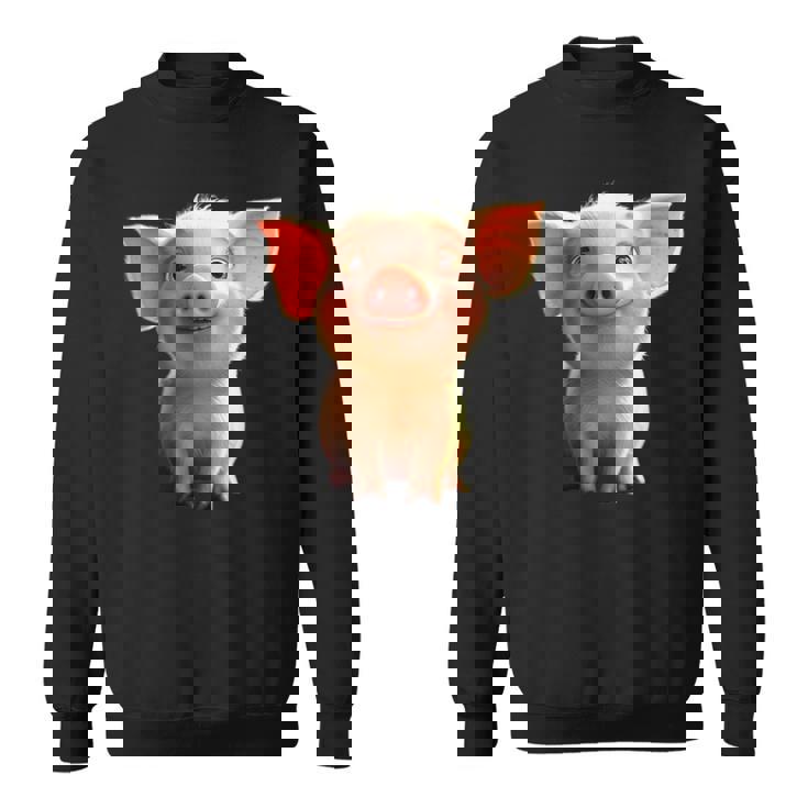 ブタ 国産ブタ ラブ・リトル・ピギー スウェットシャツ