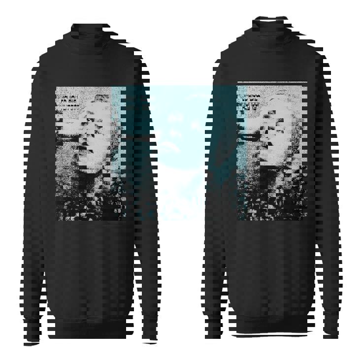 ブライアン・ウォードによるデヴィッド・ボウイ ハンキードリー ブルー 写真 スウェットシャツ