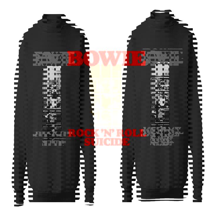 ブライアン・ウォードによるデヴィッド・ボウイ・ロックンロール自殺写真 スウェットシャツ