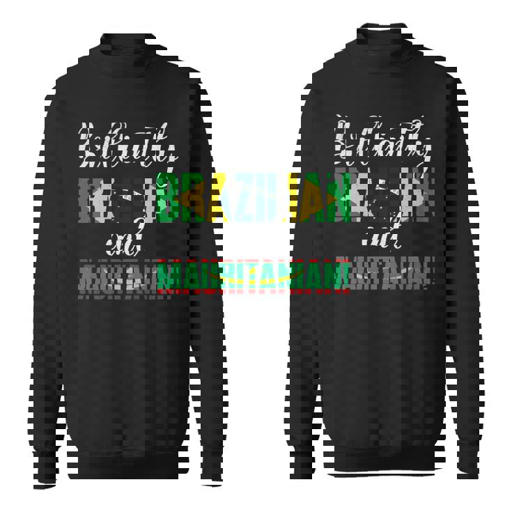 ブラジルとモーリタニアの混合国籍が見事に 長袖tシャツ スウェットシャツ