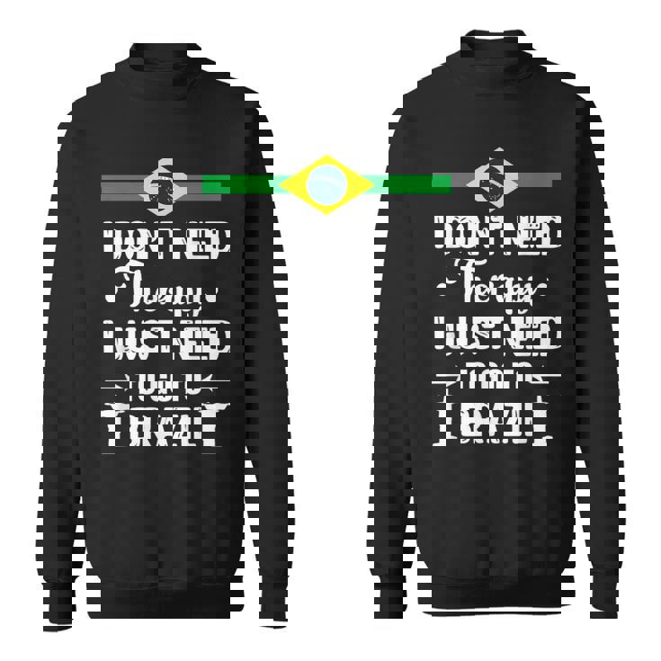 ブラジルのコルコバードのキリスト像 スウェットシャツ