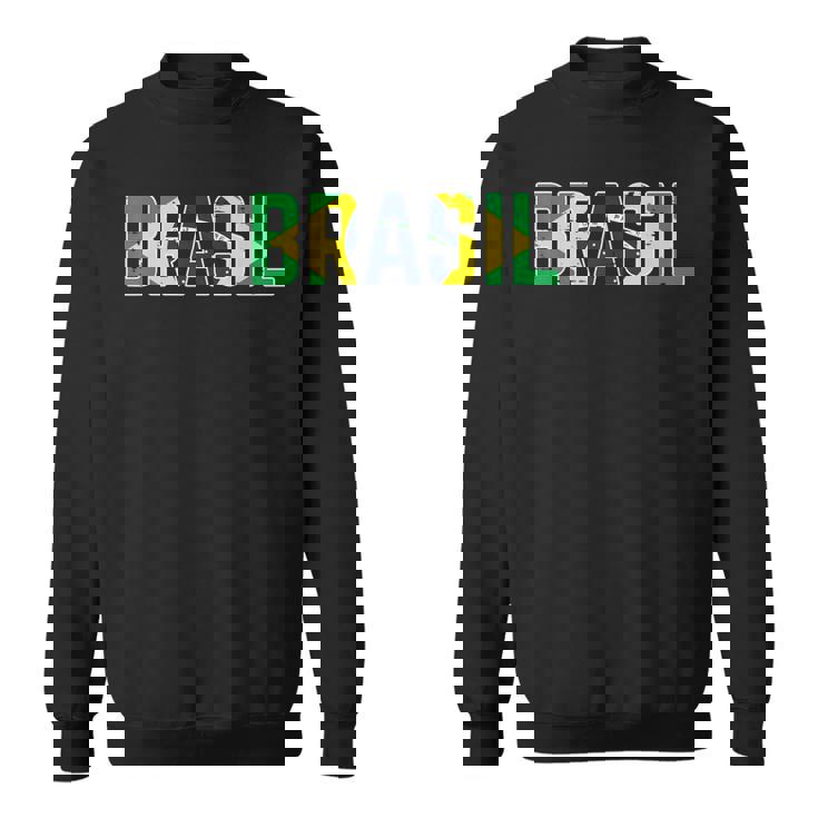 ブラジル国旗 ブラジリアンサッカーファン メンズ レディース ボーイズ ガールズ キッズ スウェットシャツ