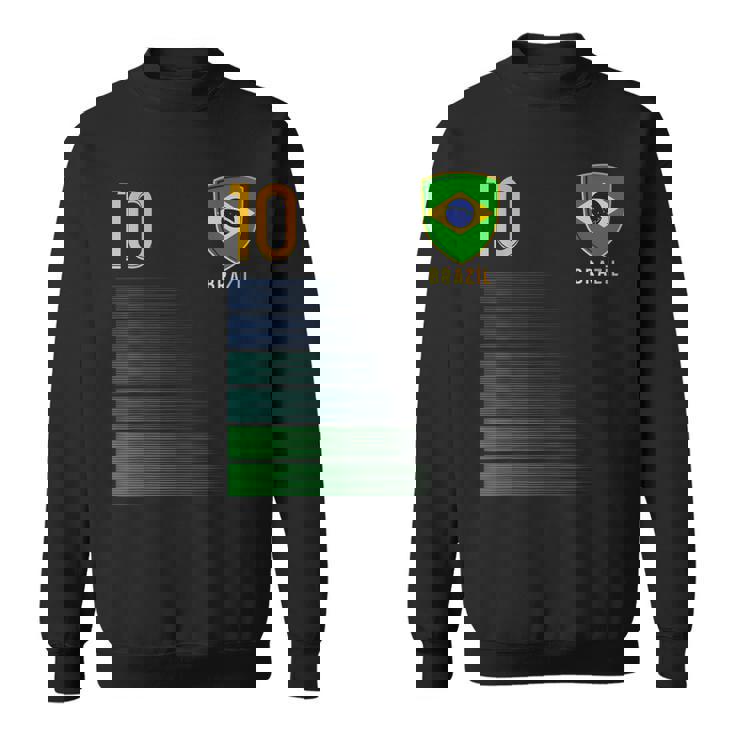 ブラジル国旗 ブラジルのプライド愛好家 スウェットシャツ