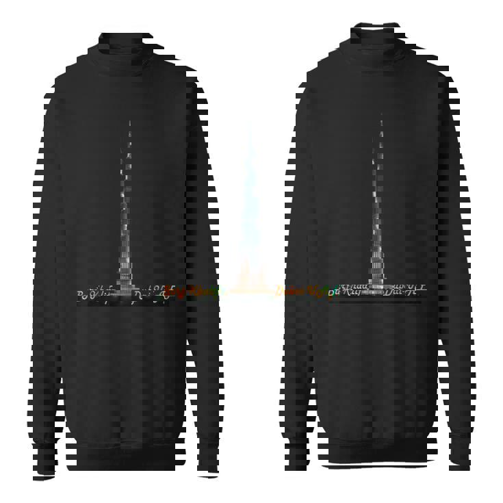 ブルジュ・ハリファ・ドバイ・エミレーツで世界一高い超高層ビル スウェットシャツ