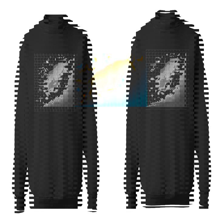 ブル・インベスター 株式市場 為替 資本主義 投資 スウェットシャツ