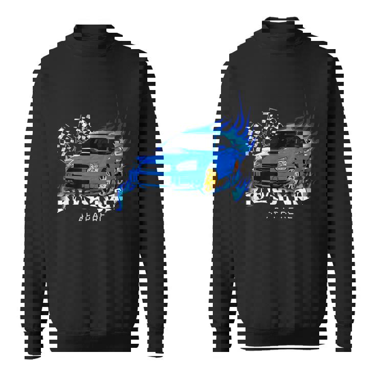 ブルー WrxSti スウェットシャツ