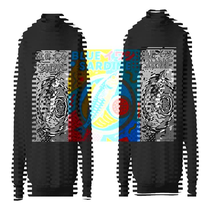 ブルーイワシ 和風メンフィススタイル スウェットシャツ