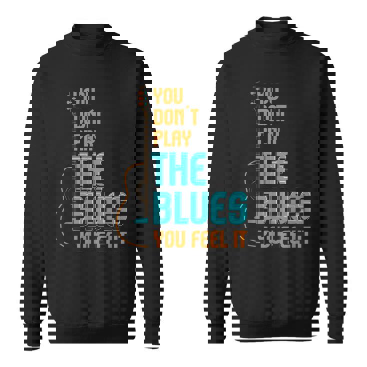 ブルース音楽 I 音楽バンド I ギター講師 ブルース スウェットシャツ