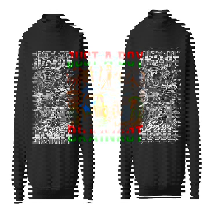 ブレインロットが大好きな少年 オールイタリアンブレインロットミーム スウェットシャツ