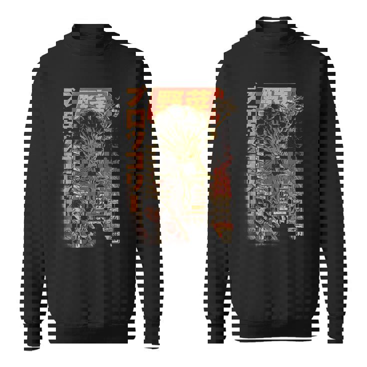 ブロッコジラ ブラックバージョン ブロッコリー スウェットシャツ