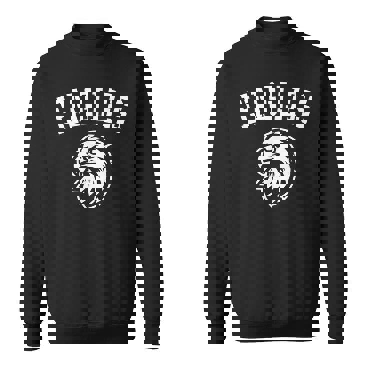 プレーヤーとファンのためのイーグルスマスコット スウェットシャツ