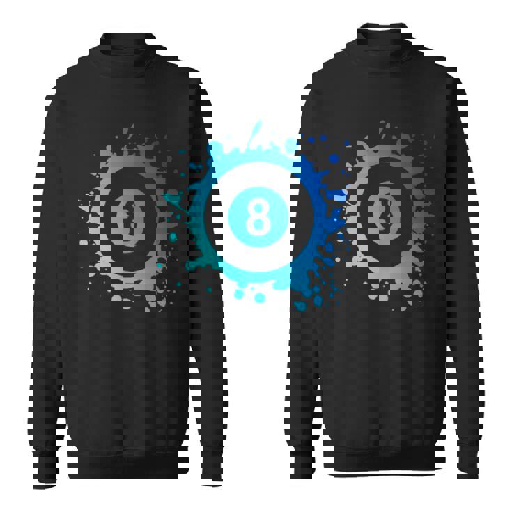 プール ビリヤード プレーヤー エイトボール シンプル プール スウェットシャツ