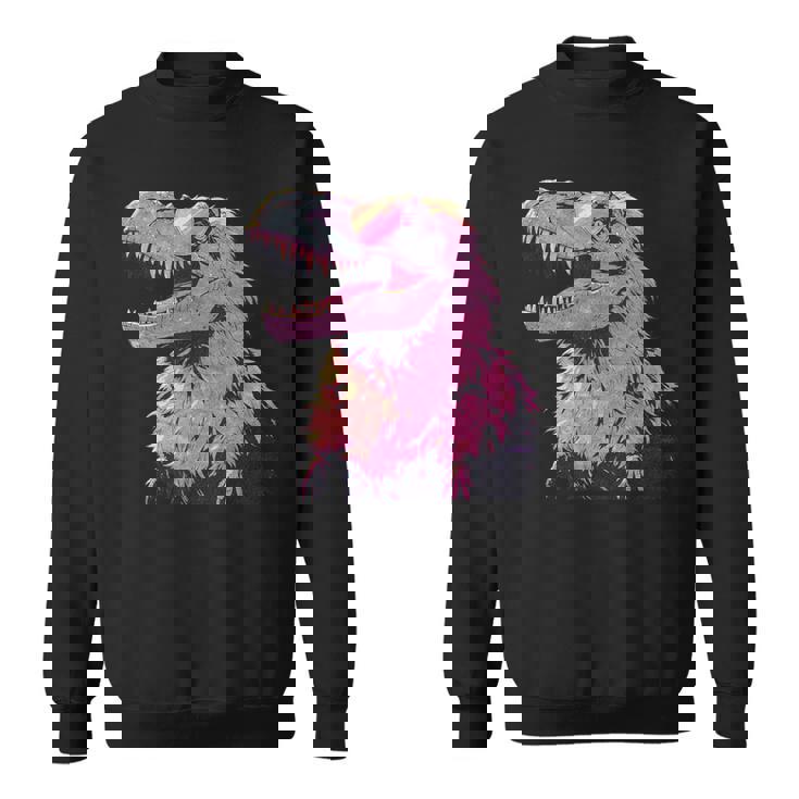 ヘアリー T-Rex パステルゴス ティラノサウルス 恐竜 サングラス スウェットシャツ