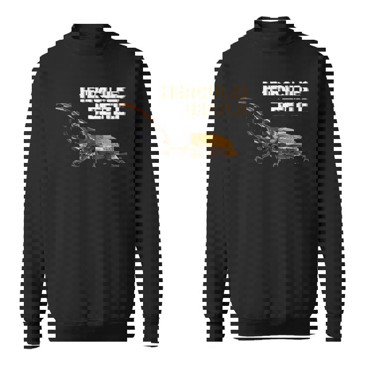 ヘラクレスカブトムシの写真 スウェットシャツ