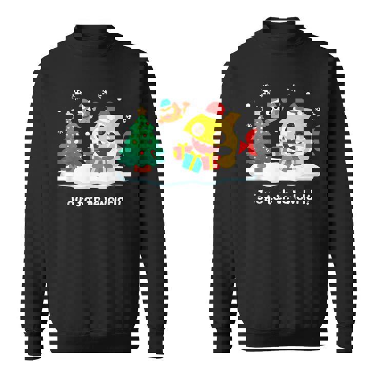 ベイビーシャーク・ウィリアム・クリスマス・ホリデー・サンタ・プレゼント・キッズ・メンズ・ウーマンズ スウェットシャツ