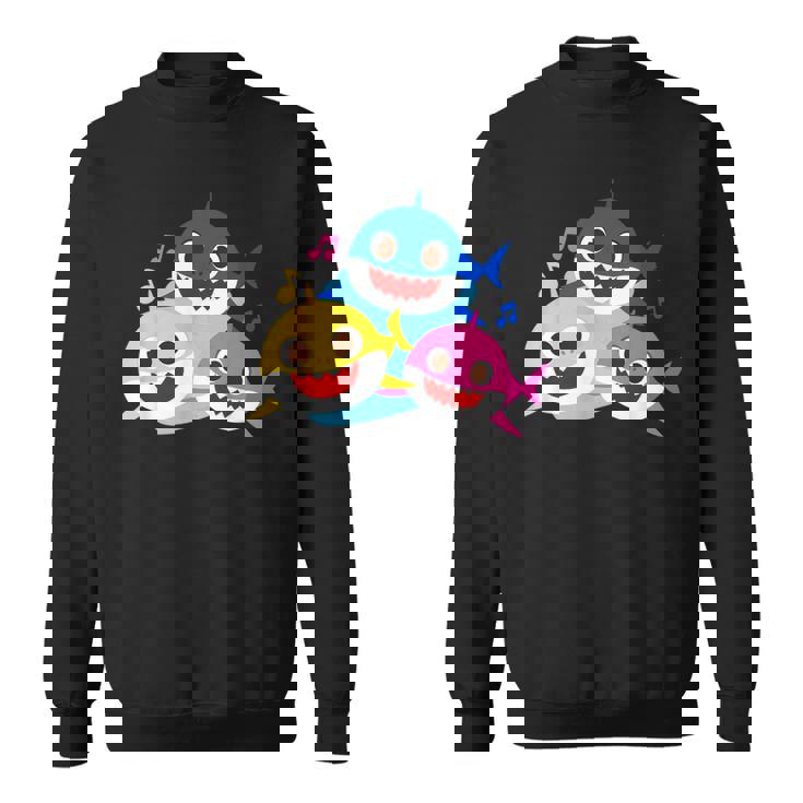 ベイビーシャーク・パパとママとサメなぞく・プレゼント・キッズ・メンズ・ウーマン家族系 スウェットシャツ