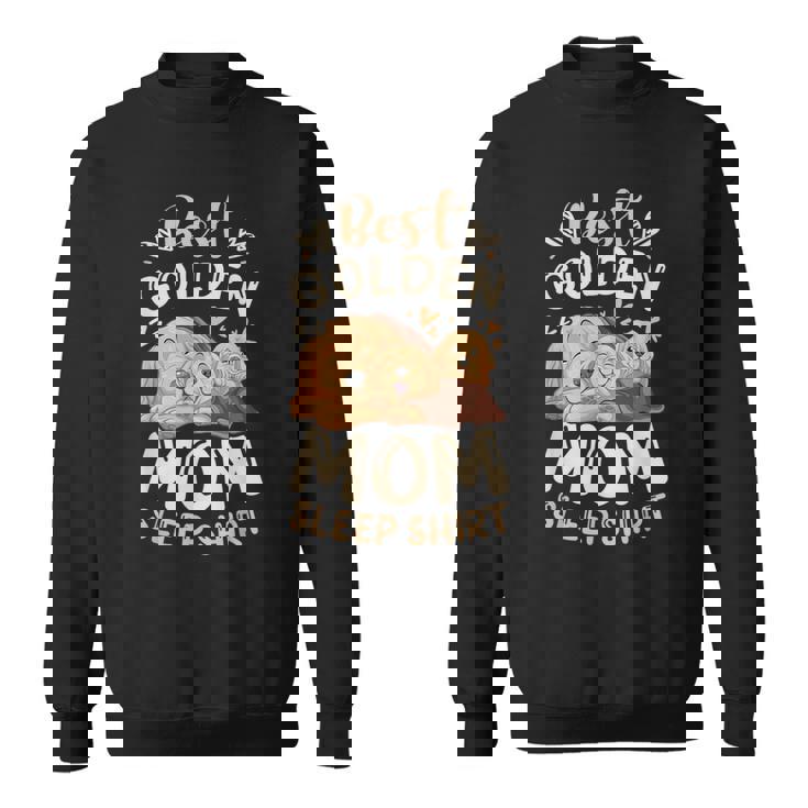 ベスト・ゴールデン・ママ、子犬とゴールデン・レトリーバー スウェットシャツ