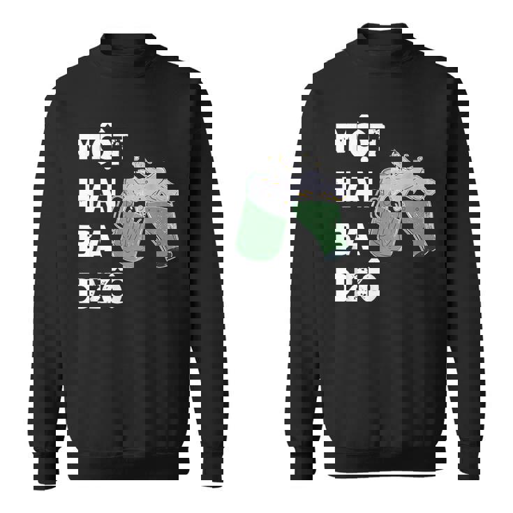 ベトナム ベトナム人 ベトナム語 モット・ハイ・バ・ドゾ ワン・ツー・スリー・チアーズ スウェットシャツ