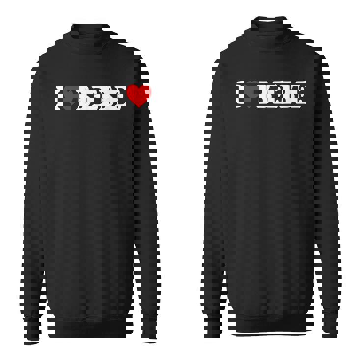 ベベ大好き スウェットシャツ