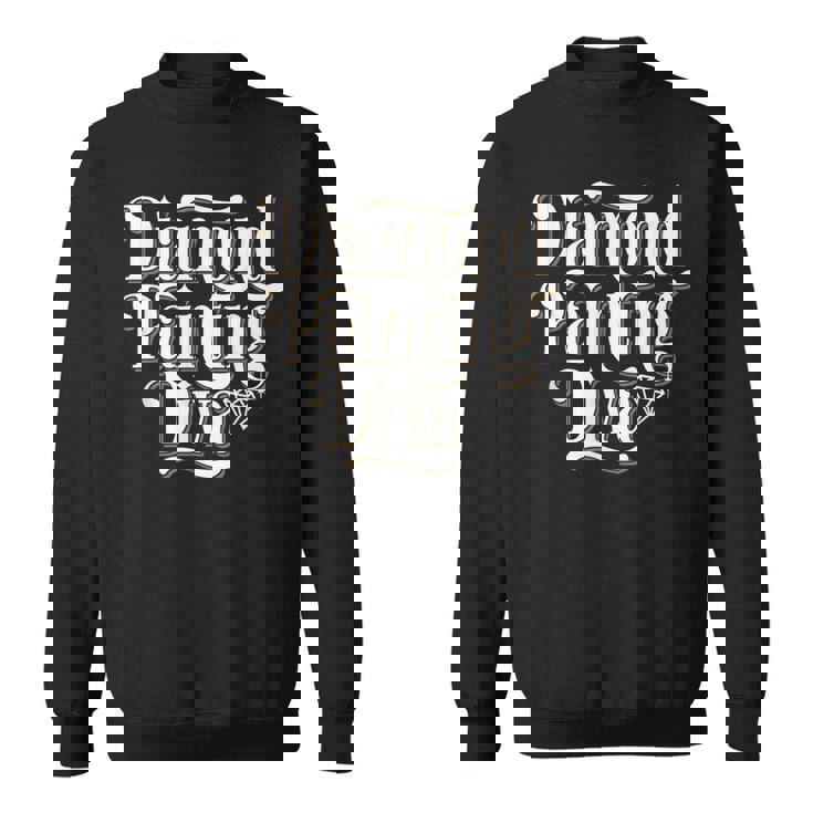 ペインティング ダイヤモンド 絵画 アート スウェットシャツ