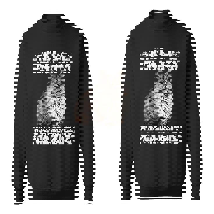 ペルシャ猫 T スウェットシャツ