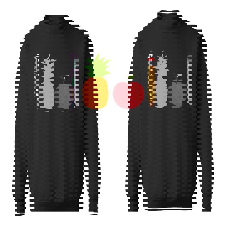 ペン パイナップル アップルペン 面白い スウェットシャツ