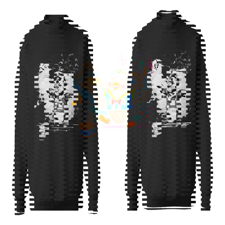 ペンギン 水兵 セーラー襟 錨マーク リボン 可愛い 赤 青 黄色 ピンク 水色 スウェットシャツ