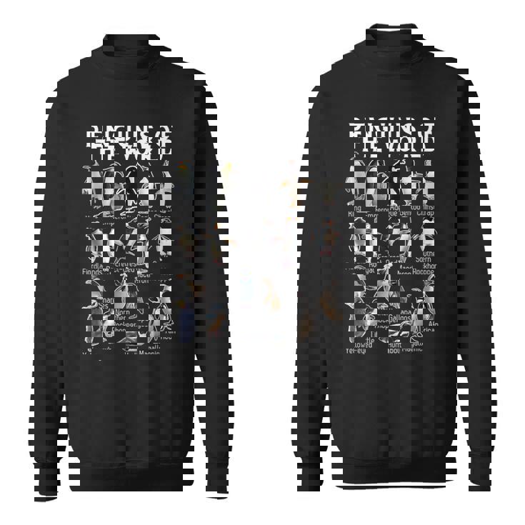 ペンギン好き 世界のペンギンズ ペンギンの種類 スウェットシャツ