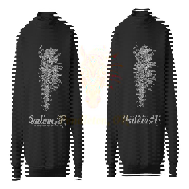 ペンドルトン オレゴン幾何学 部族のカントリーアート スウェットシャツ