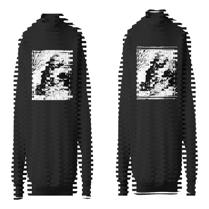 ホセ・グアダルーペ・ポサダ作 ラ・ベハラノの犯罪 1913 スウェットシャツ