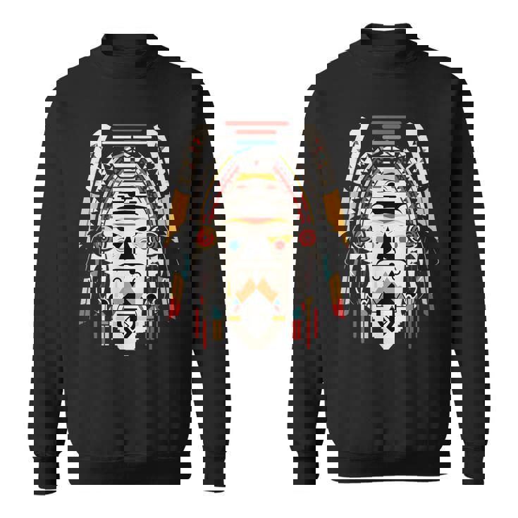 ホピ族アート シャーマン ネイティブ南西アメリカ インディアン スタイル スウェットシャツ