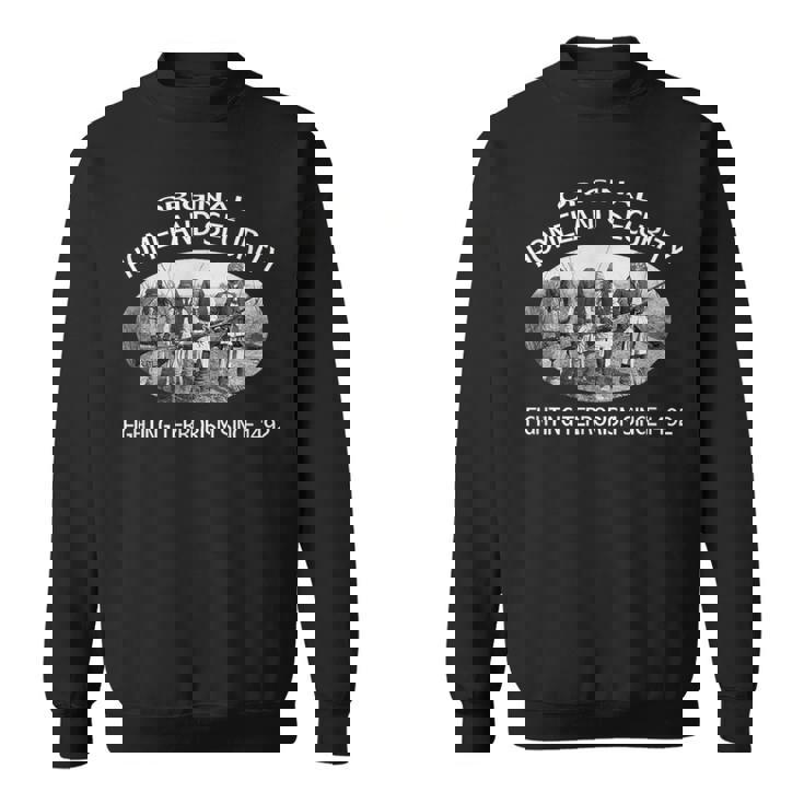 ホームランドセキュリティシャツ。 テロとの戦い。ネイティブアメリカン スウェットシャツ
