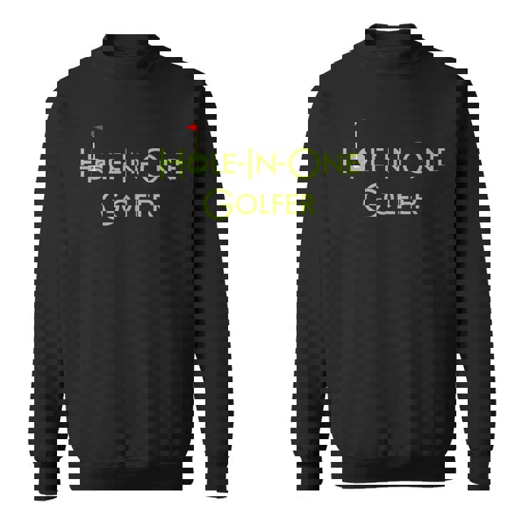 ホールインワンゴルファー グラフィックデザイン ホールインワンゴルフ記念品 Hole In One Golfer スウェットシャツ