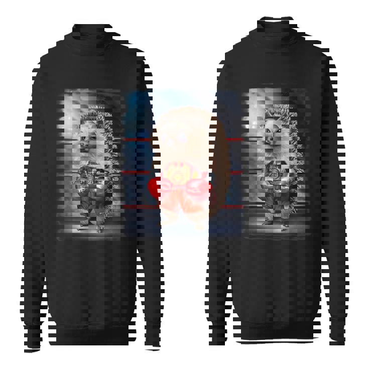 ボクシングチャンピオン ハリネズミファイター スウェットシャツ