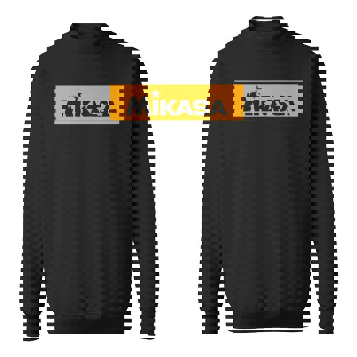 ボックスロゴ オレンジカラー バレーボール スウェットシャツ